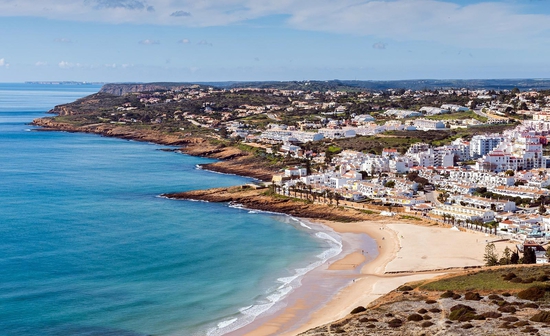 Praia da luz aerial