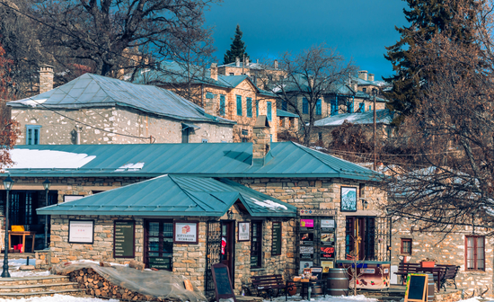 Χωριό χιόνια 2